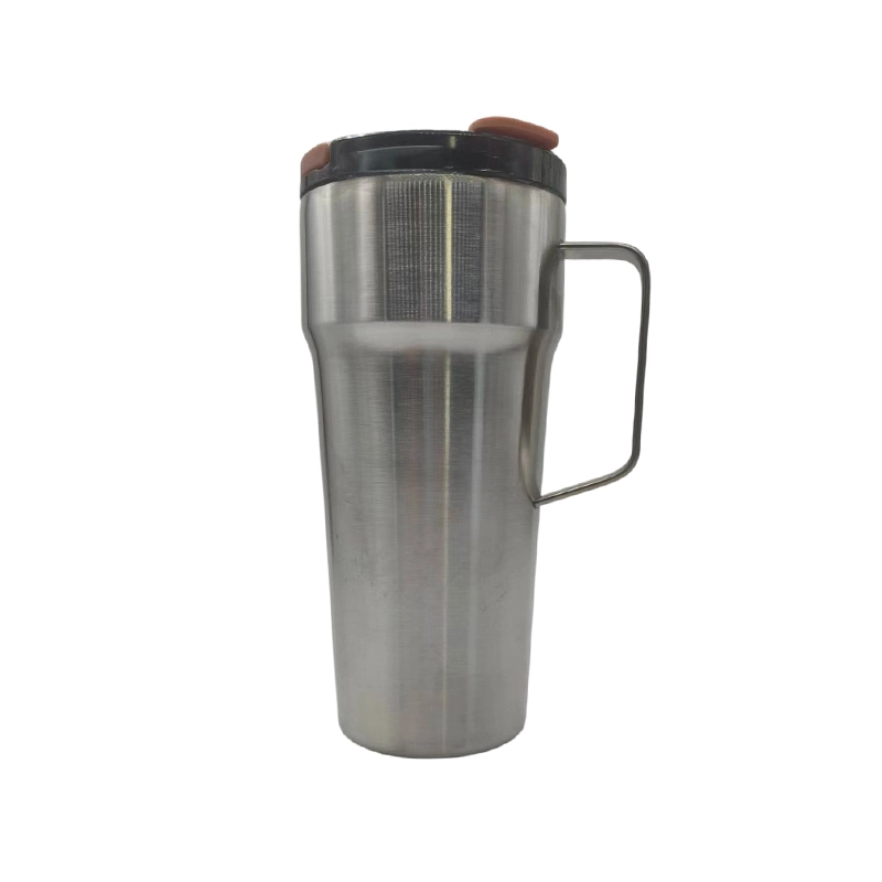 Mug Taistil Inslithe Folús Balla Dúbailte le Láimhseáil